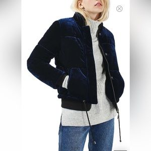 Top shop: Carter Velvet Puffer Jacket